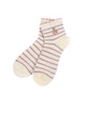 Stripe Ankle Socks Pink - shopatgrace.com
