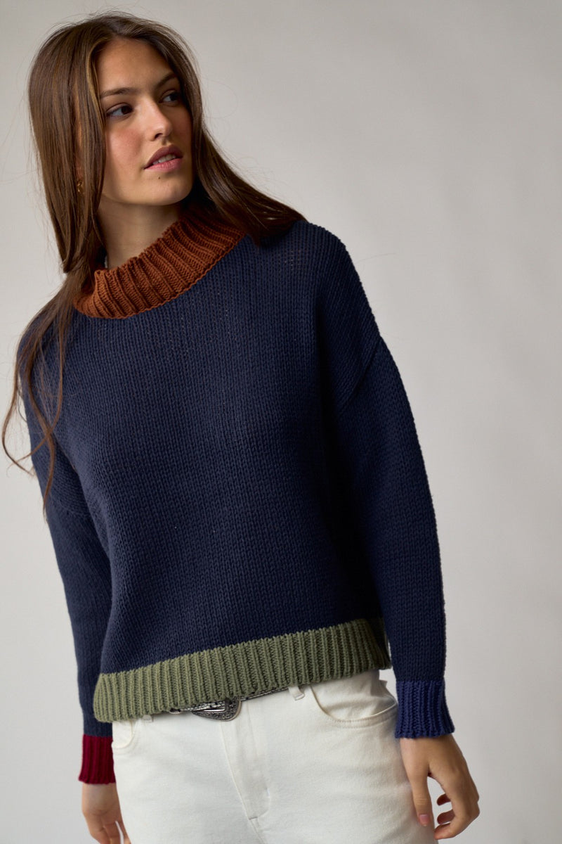 Sydney Color Block Sweater -  ShopatGrace.com
