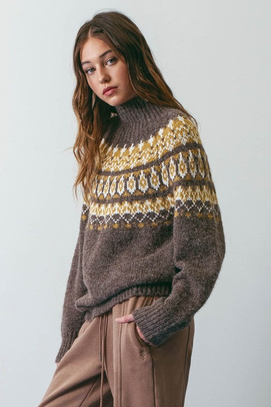 Rachel Fairisle Sweater -  ShopatGrace.com