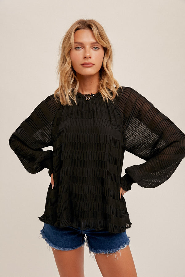 Willow Smocked Blouse Top -  ShopatGrace.com
