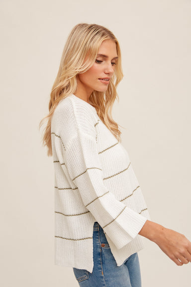 Isa Stripe Sweater - shopatgrace.com