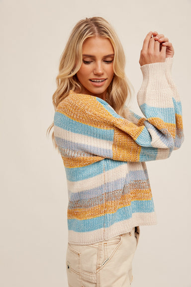 Lottie Stripe Sweater - shopatgrace.com
