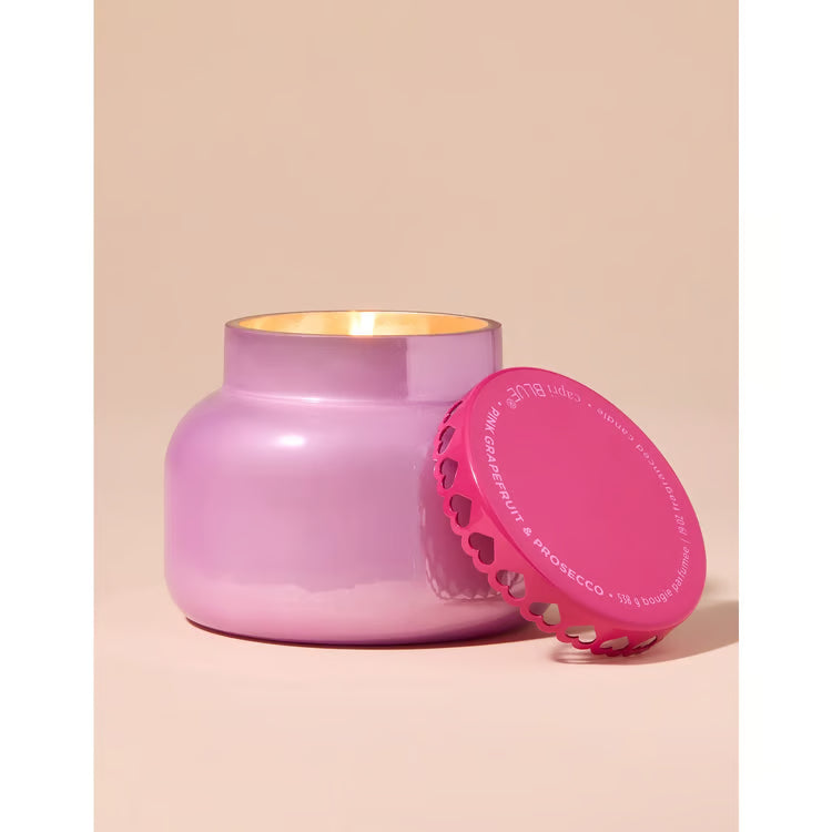 Pink Grapefruit & Prosecco Heart to Heart Signature Candle