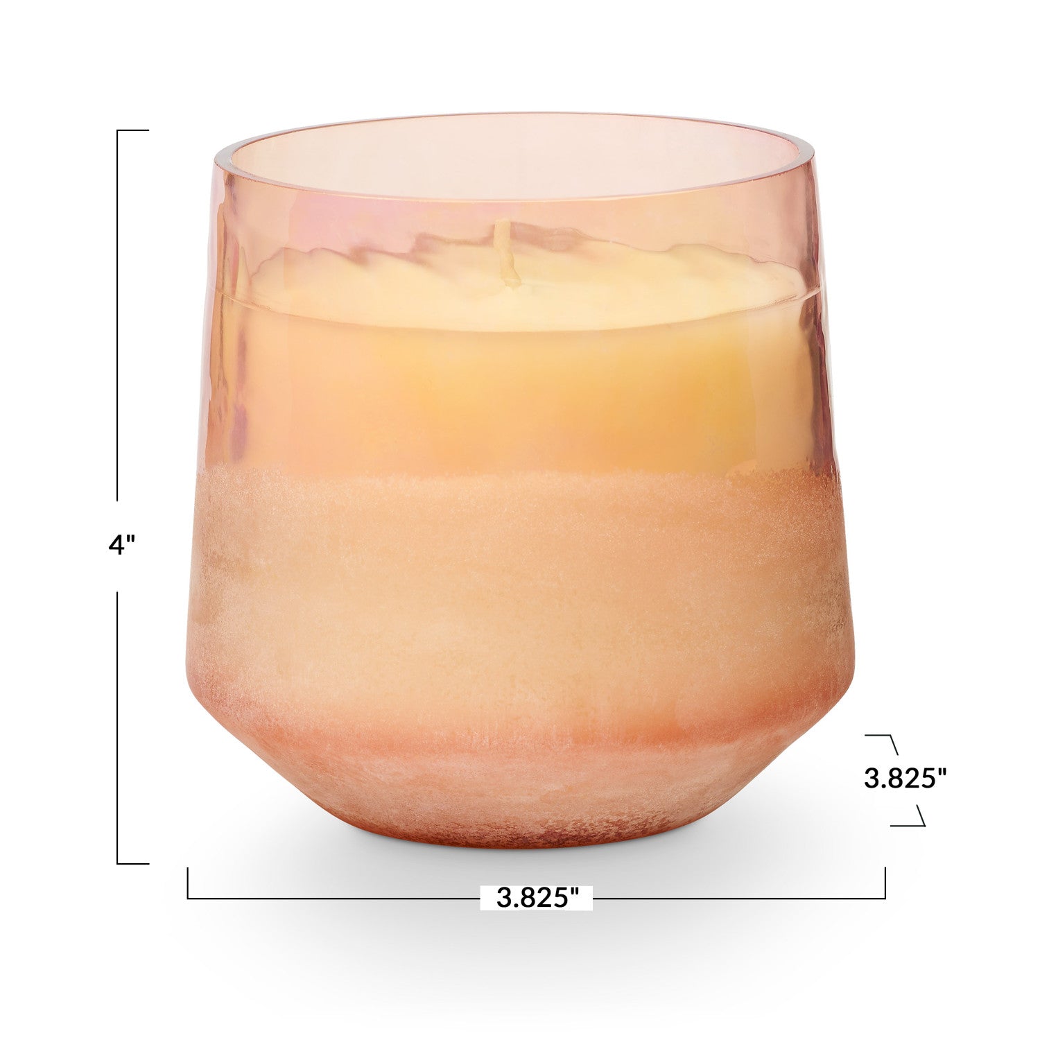 Paloma Petal Baltic Glass Candle