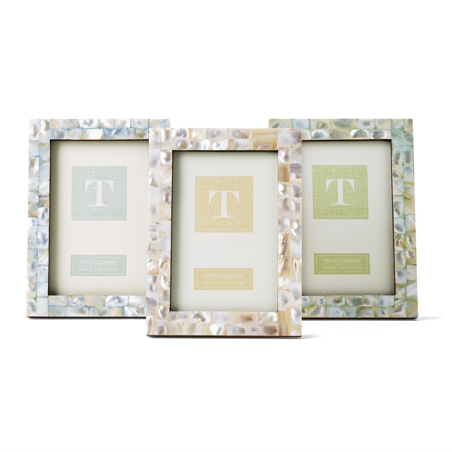 Pearly Hues Mother of Pearl Photo Frame