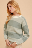 Josephine Stripe Sweater - shopatgrace.com
