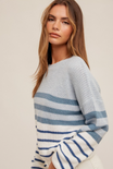 Iris Striped Knit Sweater - shopatgrace.com