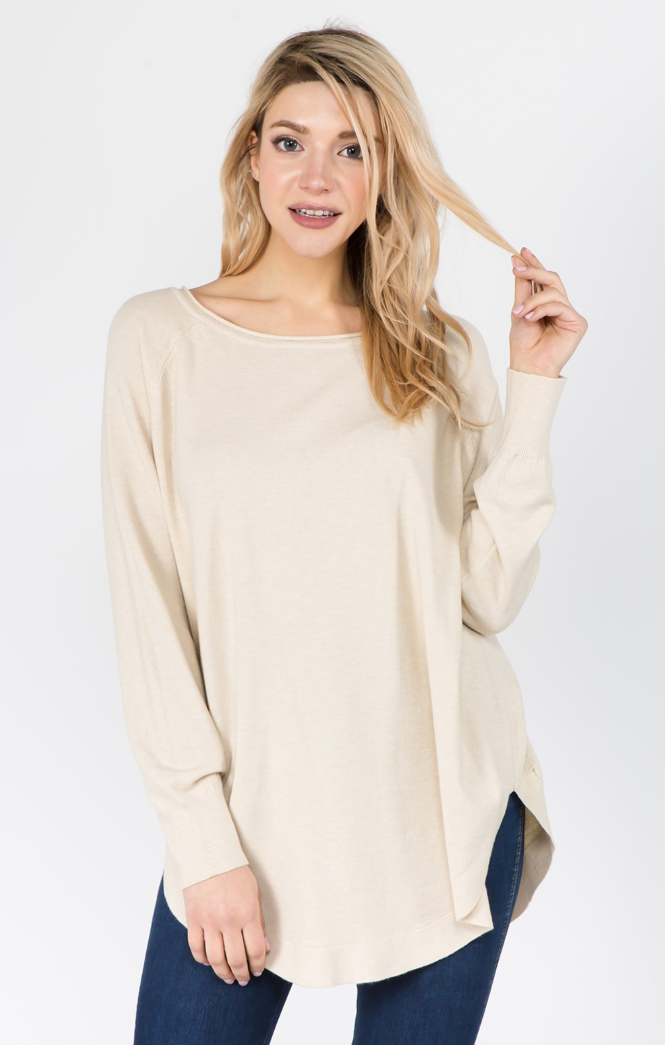 Boat Neck Cozy Sweater