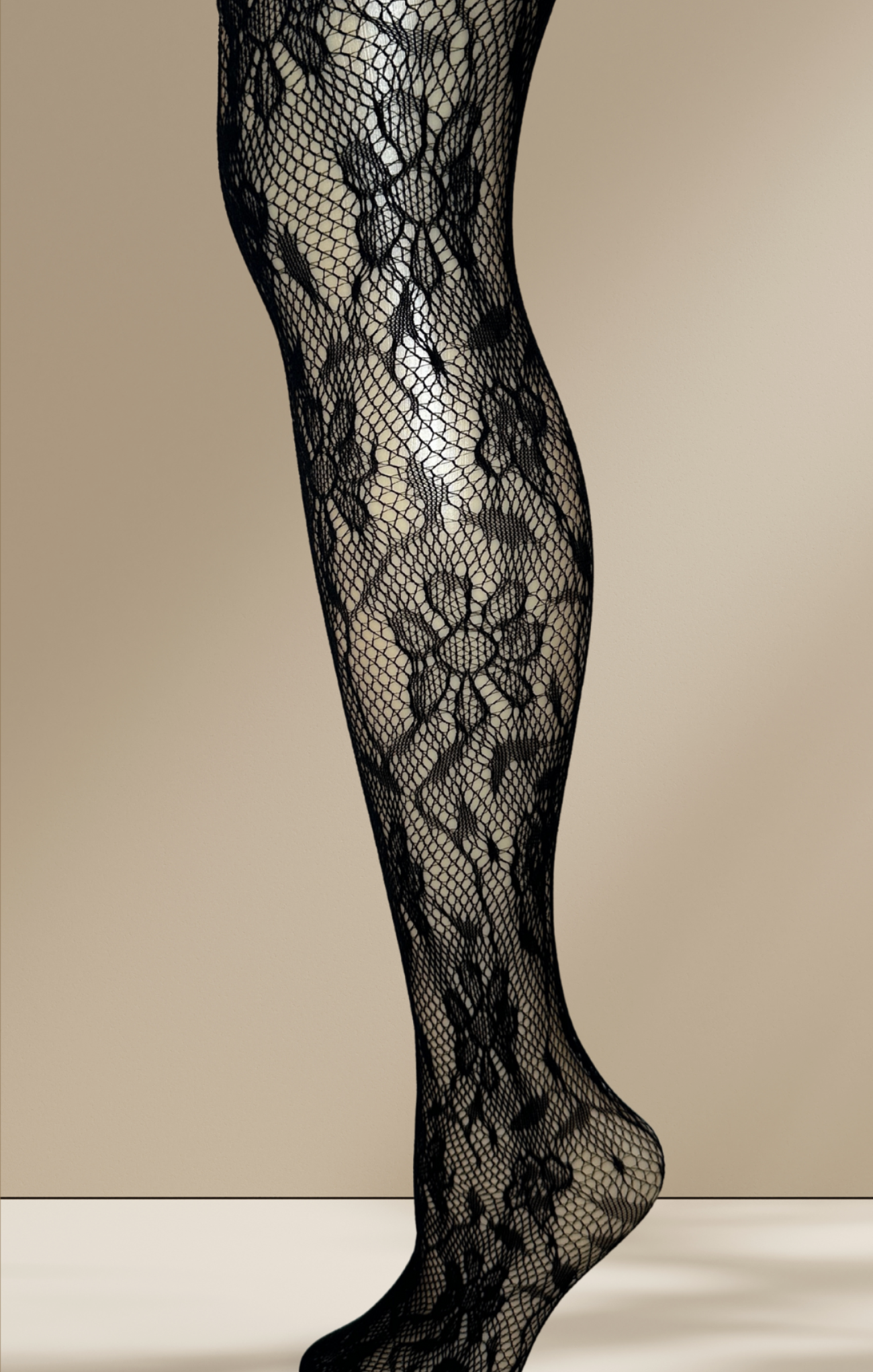 Darcy Floral Fishnet Tights