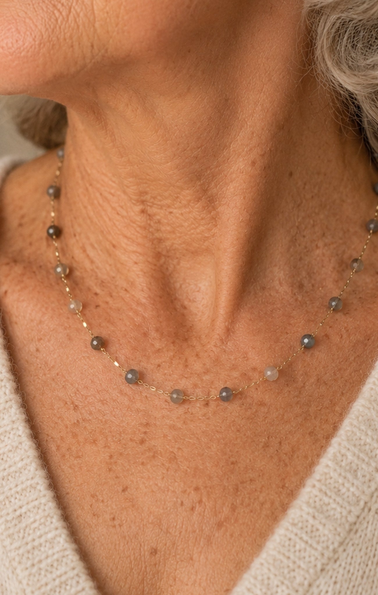 Etta Crystal Bead Necklace
