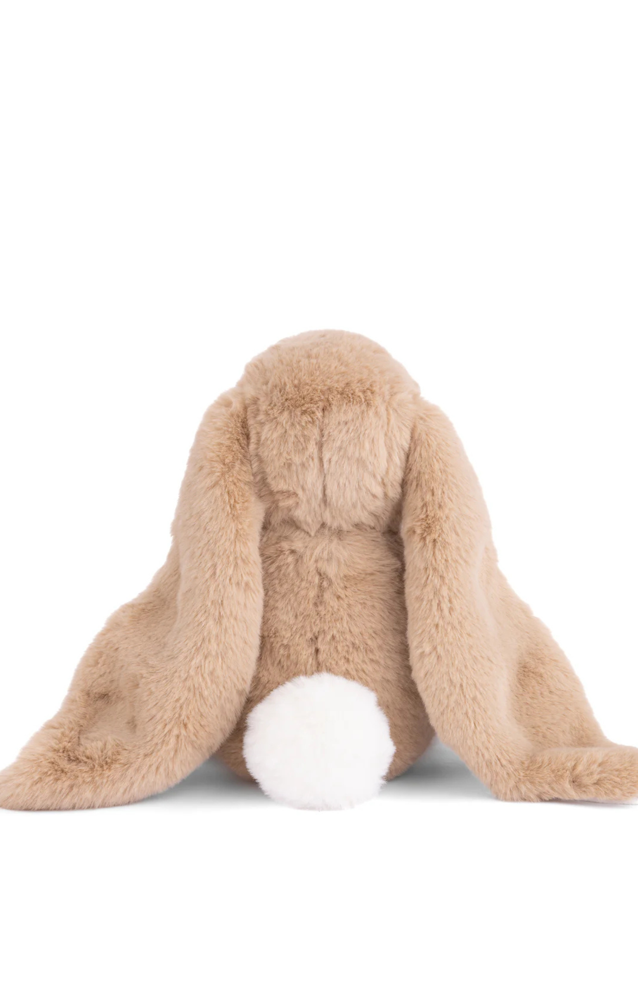 Plush toy with long ears on a white background