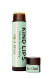 Lip balm with 'Kind Lips' branding on a white background