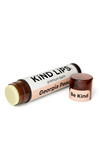 Kind Lips premium balm with 'Georgia Peach' flavor on a white background