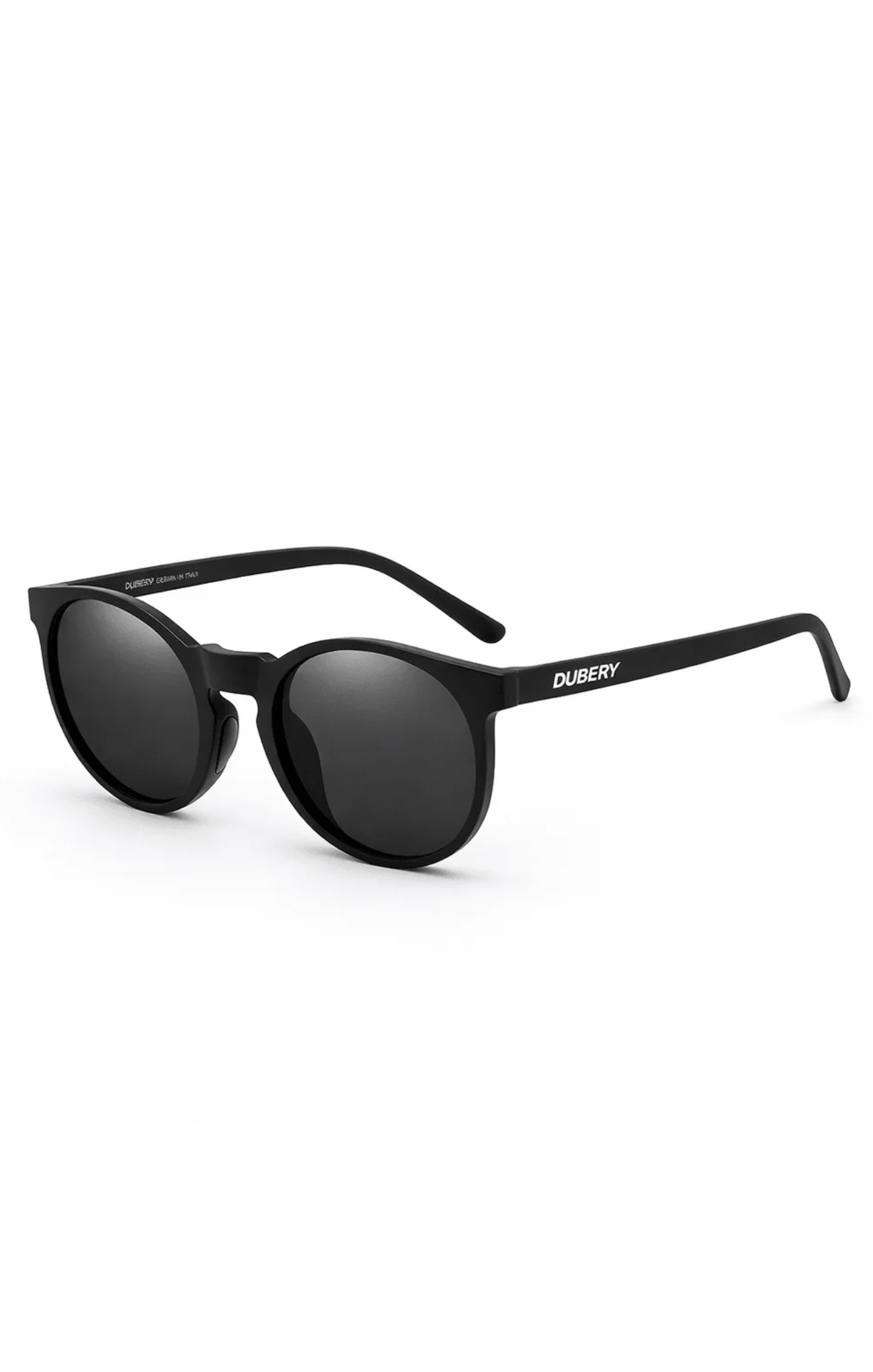 black sunglasses on white background