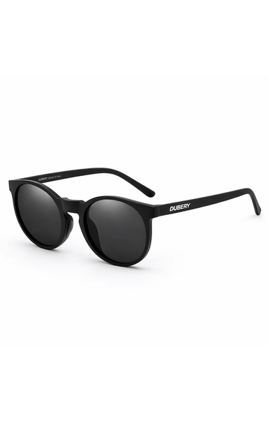 black sunglasses on white background