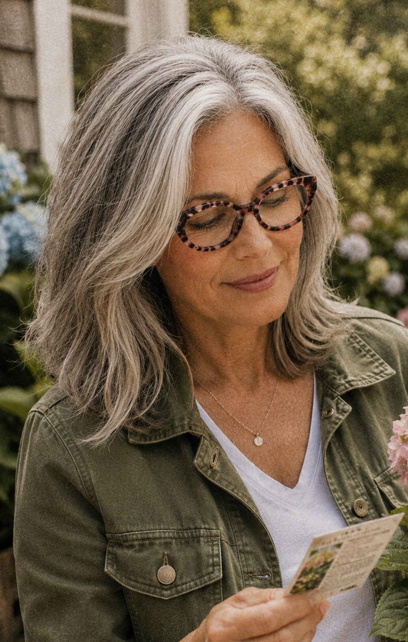 Pearl Cat-Eye Reading Glasses