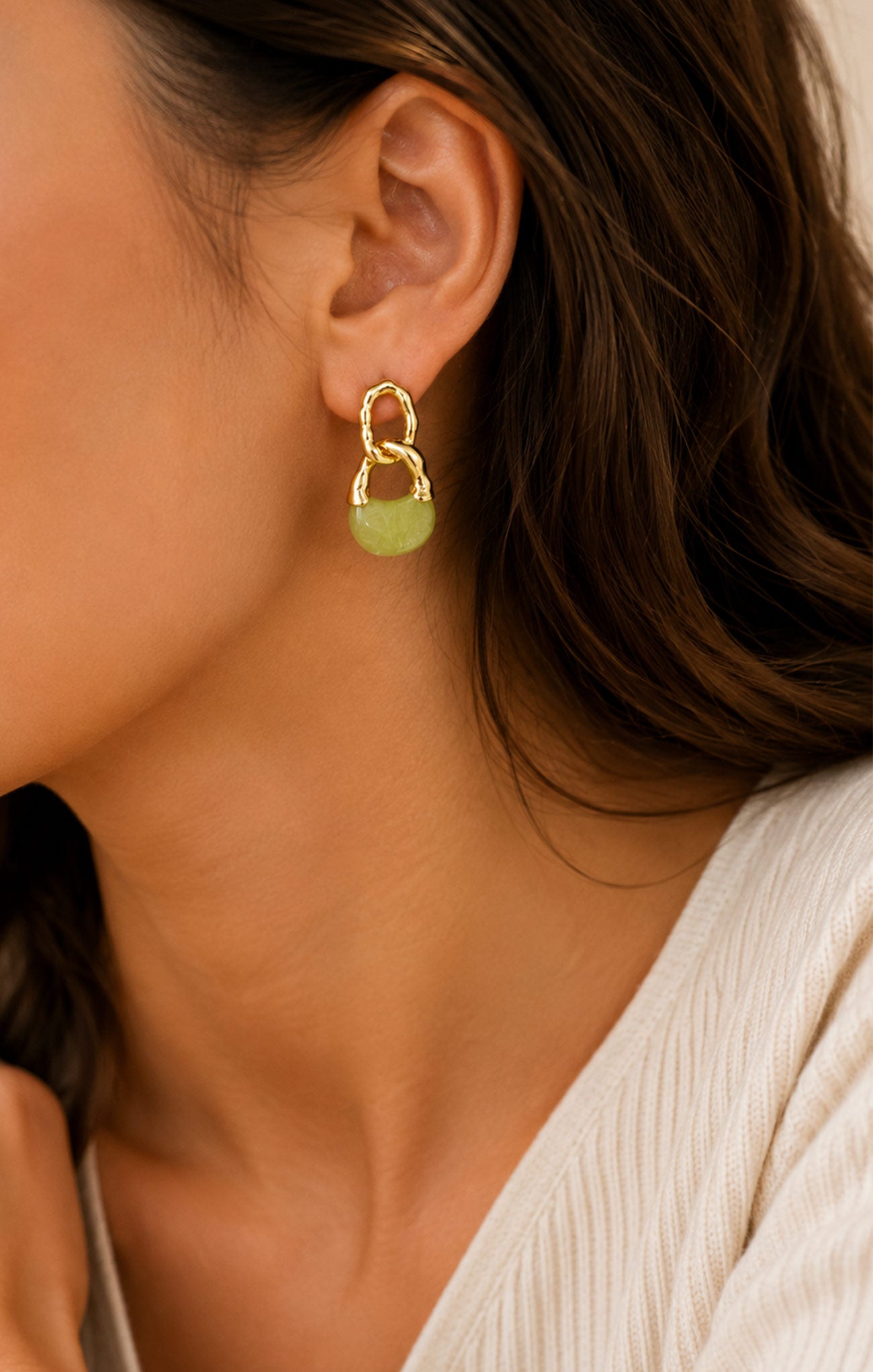 Phoebe Colorful Link Earrings