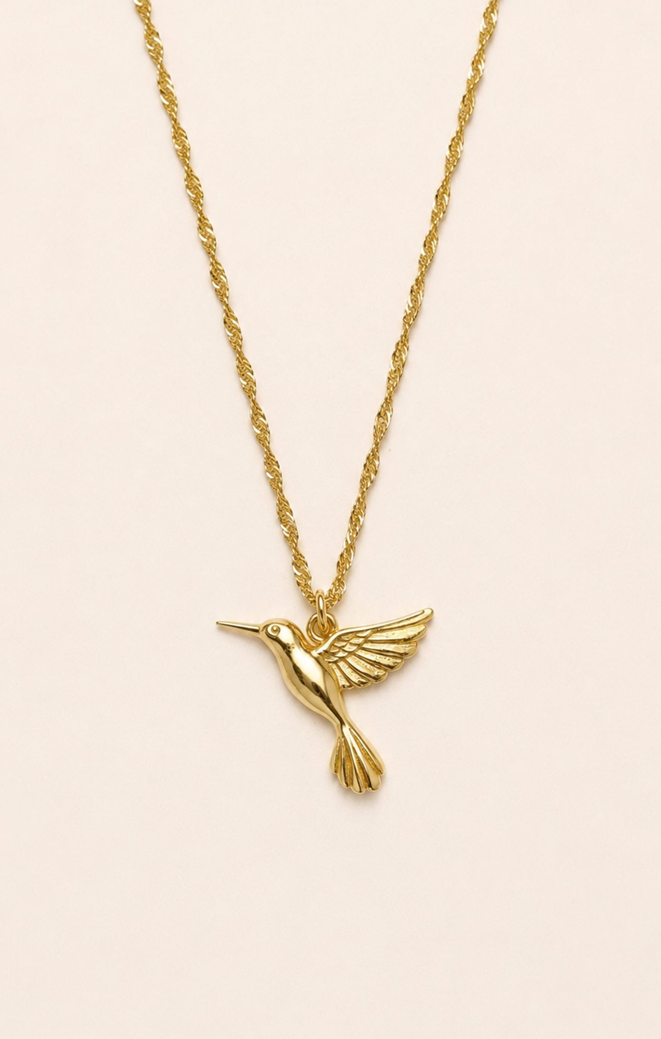 Solenne S925 Sterling Hummingbird Necklace