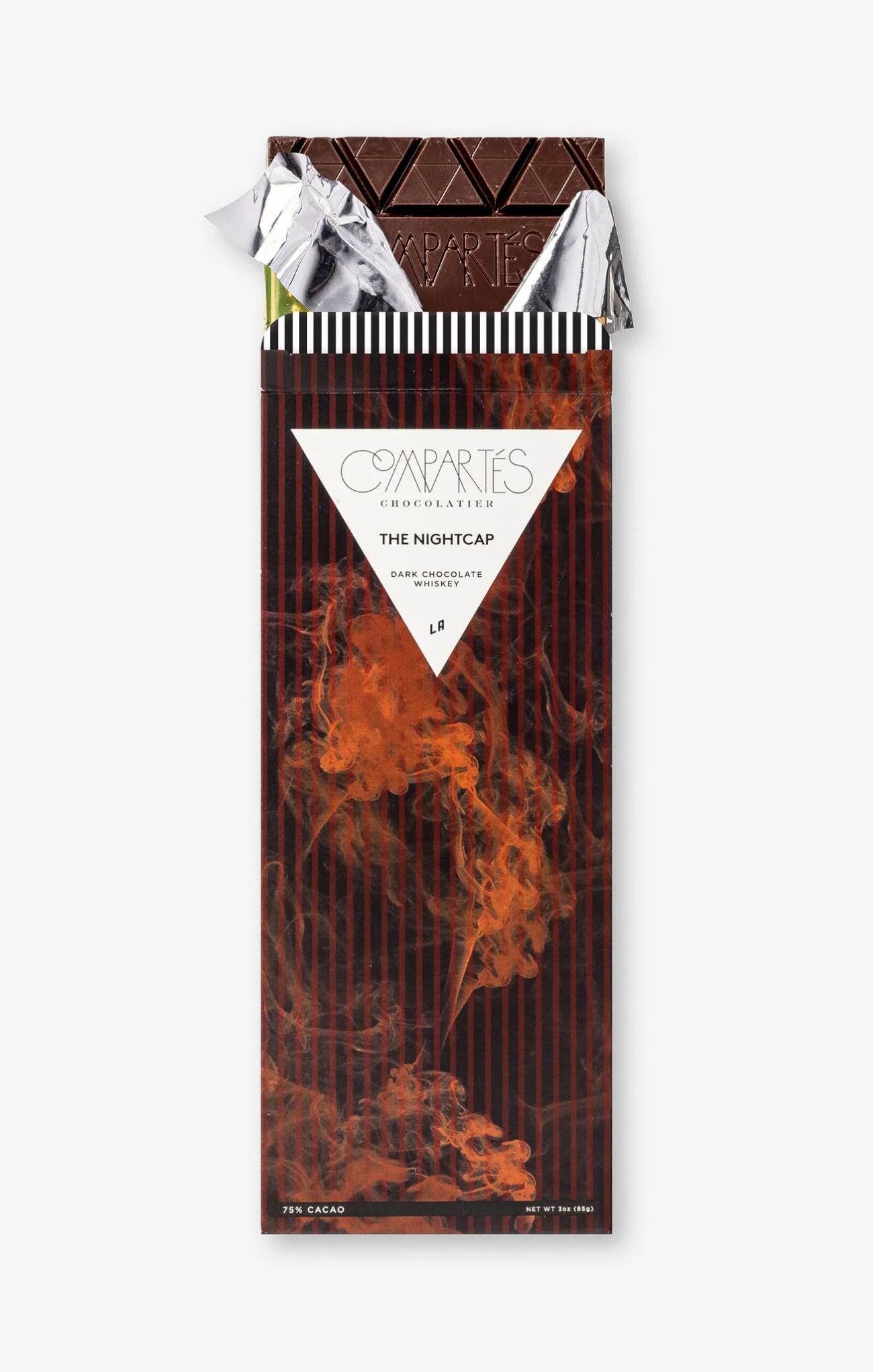 Chocolate bar packaging with 'Cavartes' branding on a white background