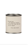 Ceramic mug with a quote by Henry Ward Beecher on a white background