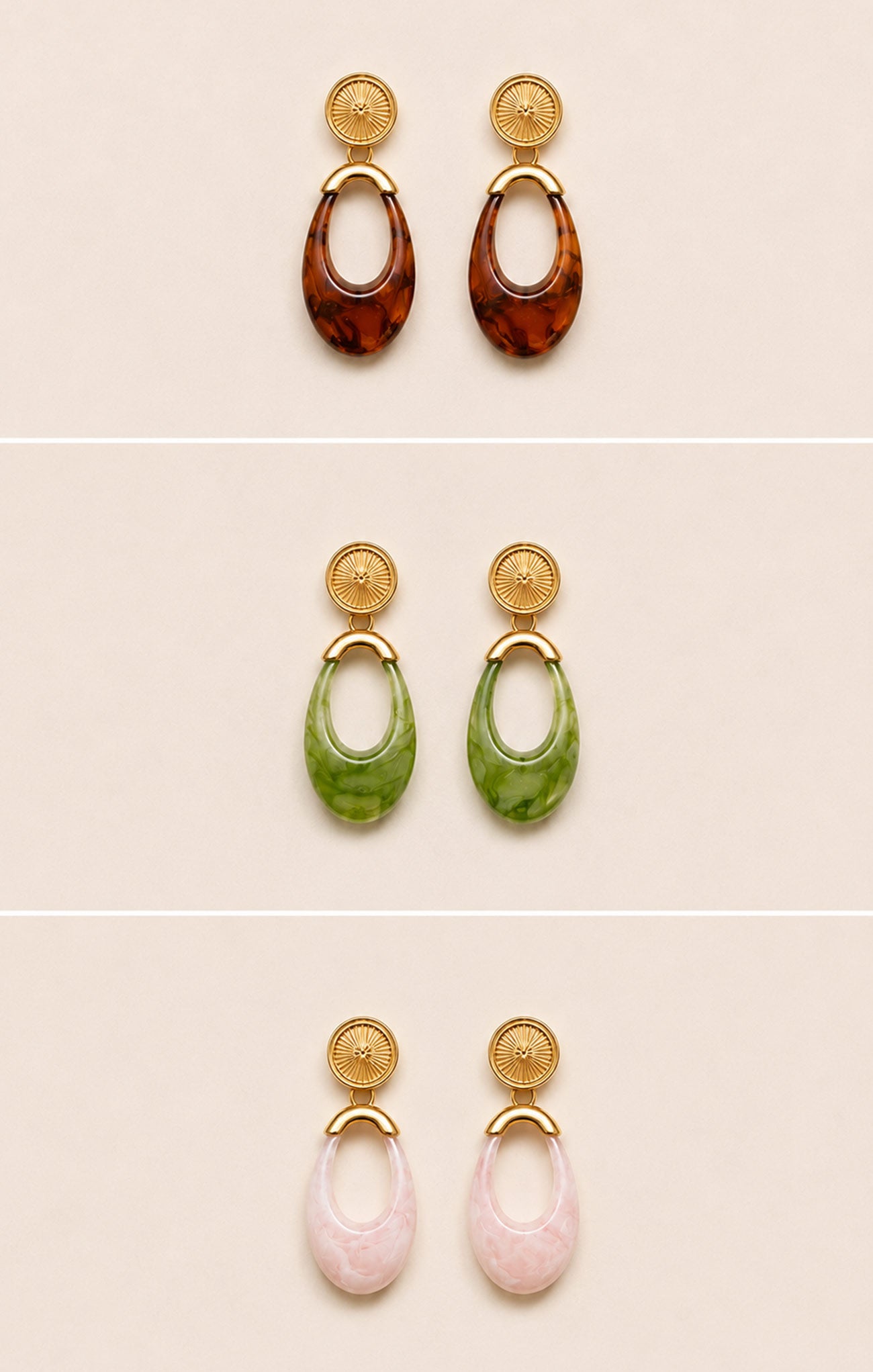 Wren Swirl Drop Earrings