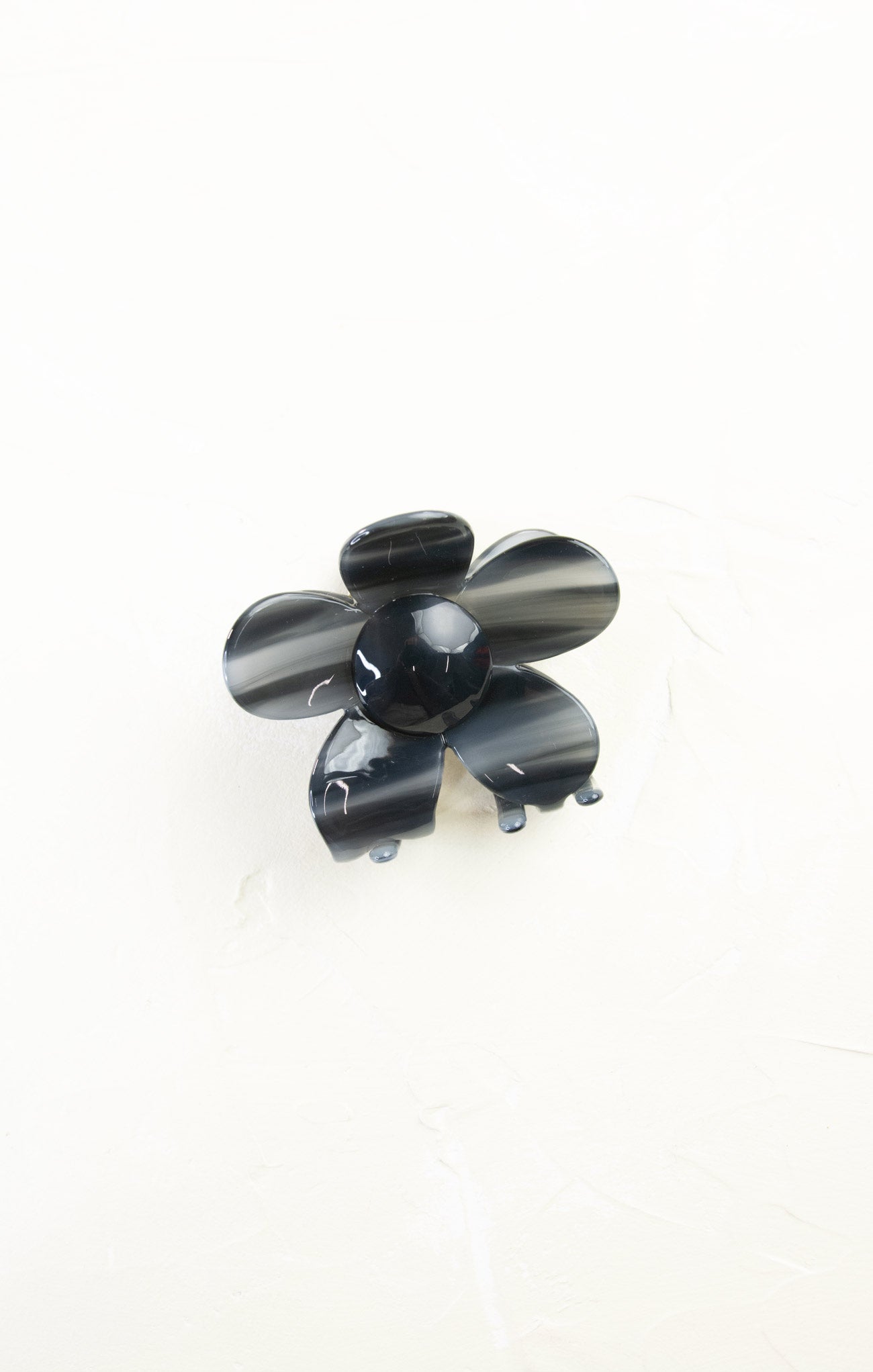 Black and white propeller on a white background