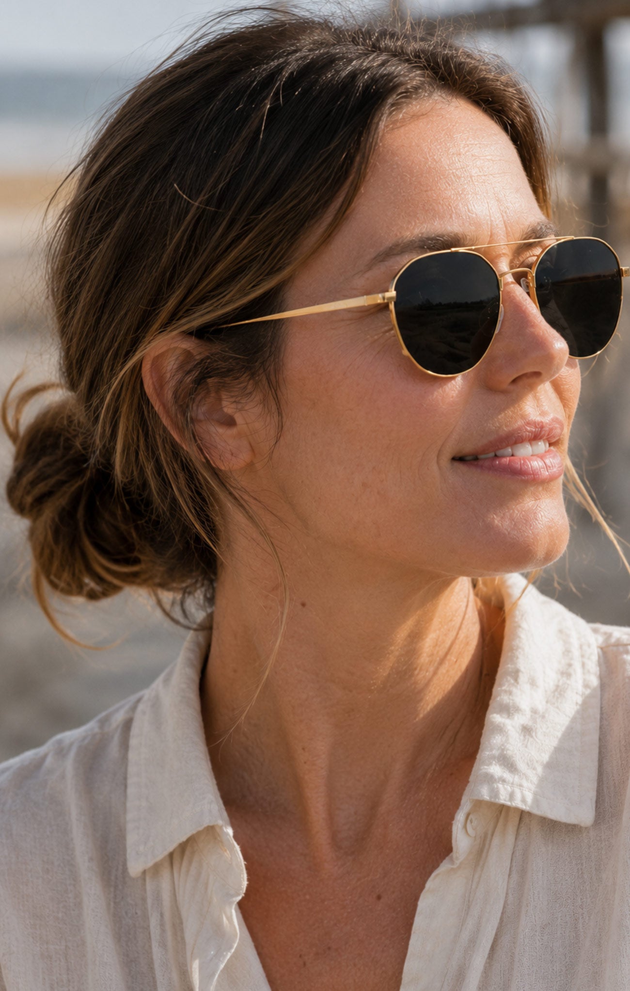 Frankie Pilot Sunglasses