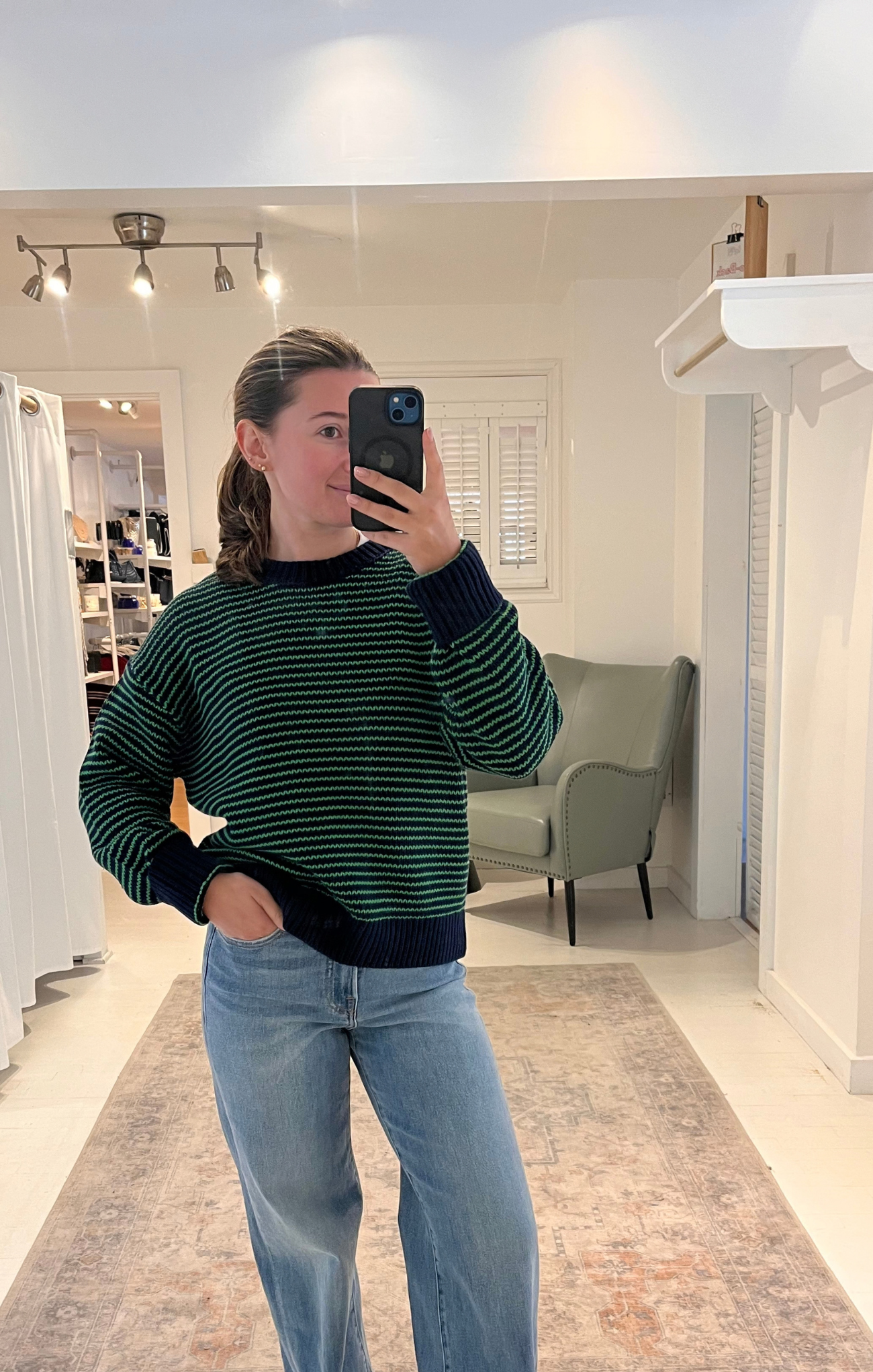 Aura Relaxed Crew Neck Sweater