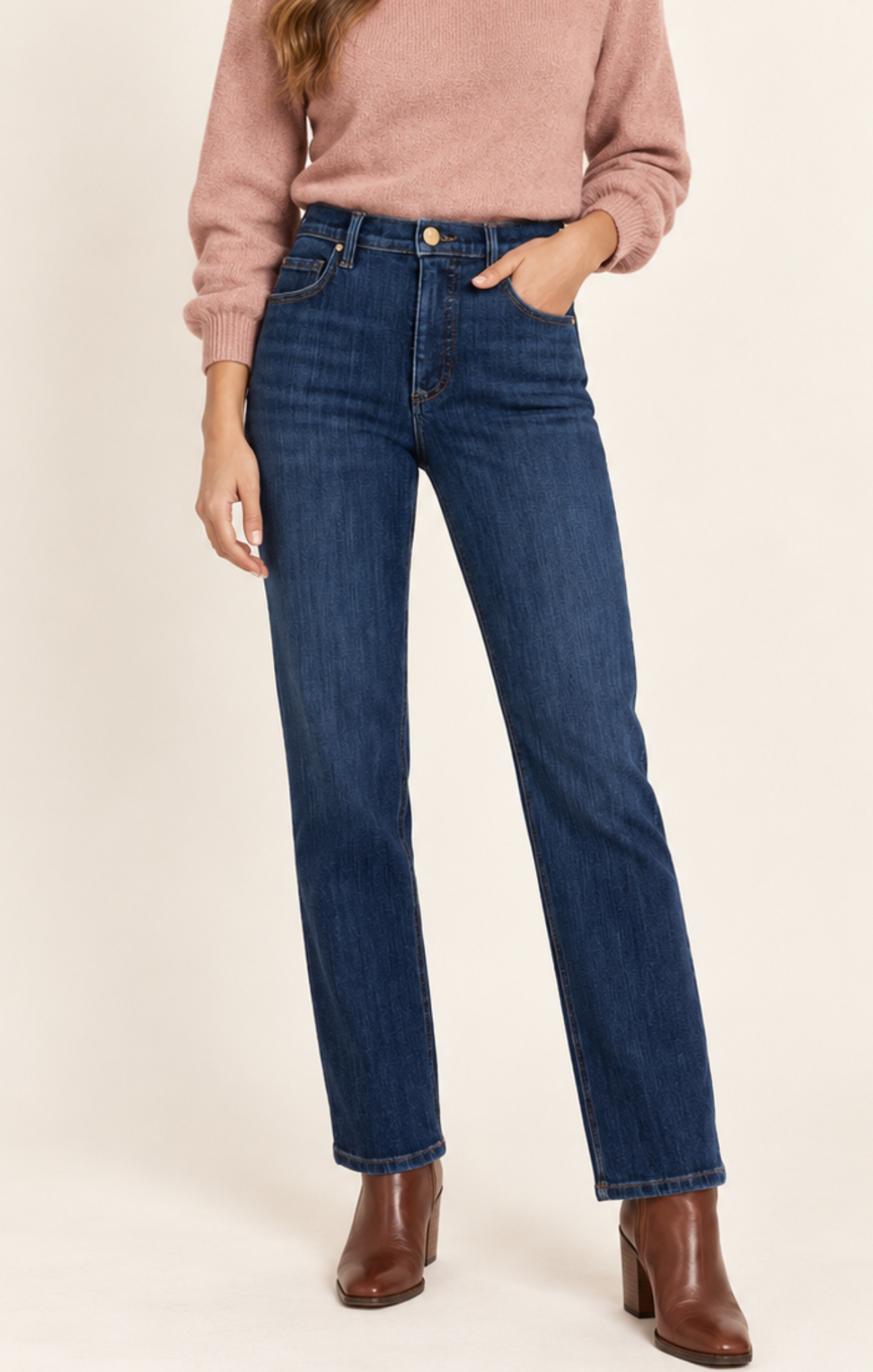 Blair High Rise Fab Ab Straight