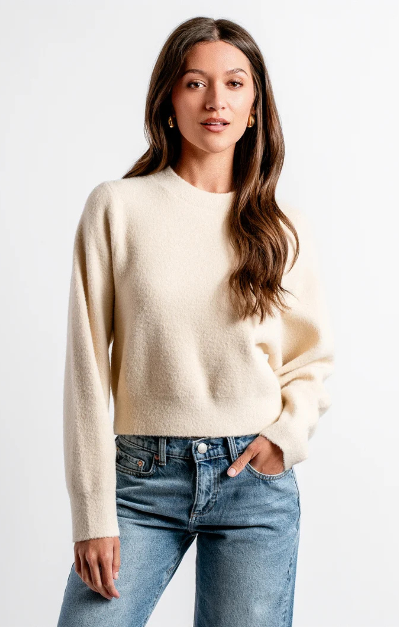 Carrara Solid V Sweater