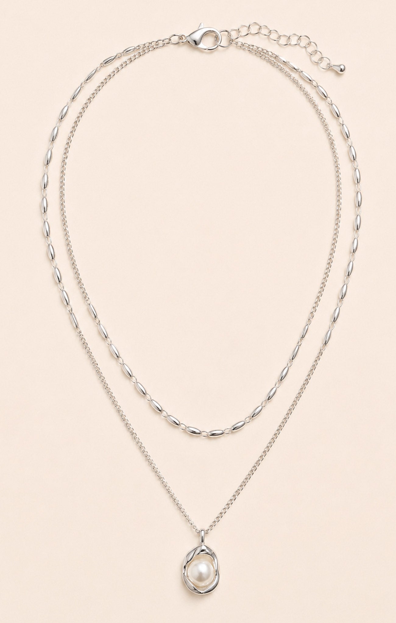 Classic Double Strand Pearl Necklace