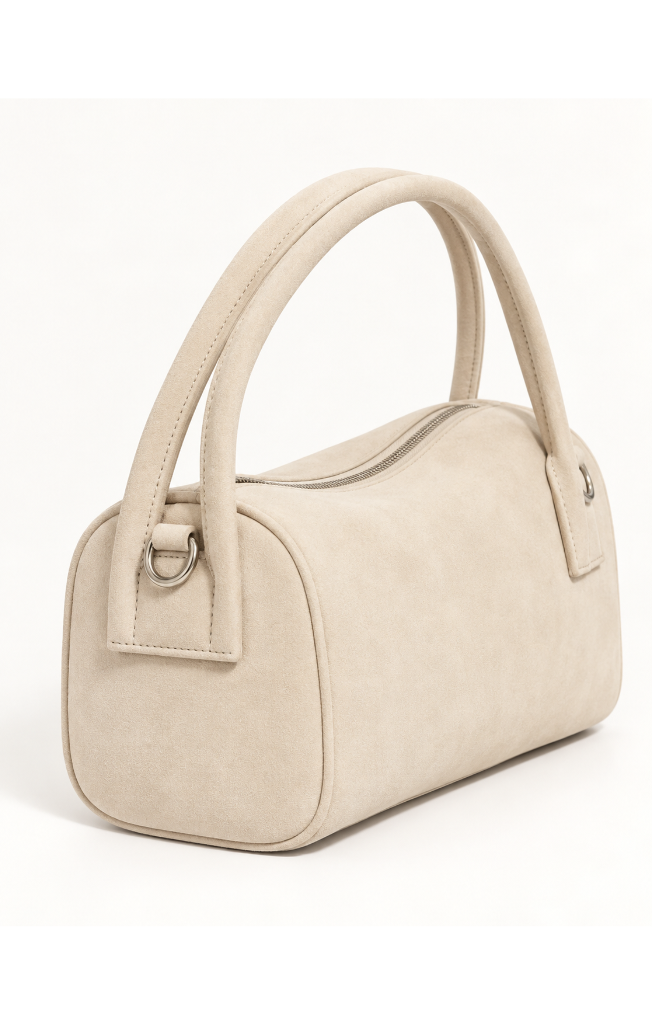 Cora Ivory Barrel Bag