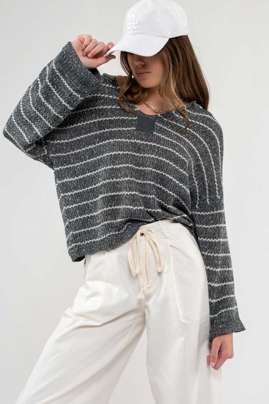 Dana Striped Sweater -  ShopatGrace.com