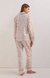 DREAMER STAR PJ SET-vanilla ice, star print, shirt and pant set, button up, pocket