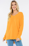 shop-at-grace-dreamers-dreamers-v-neck-sweater-tangerine-front