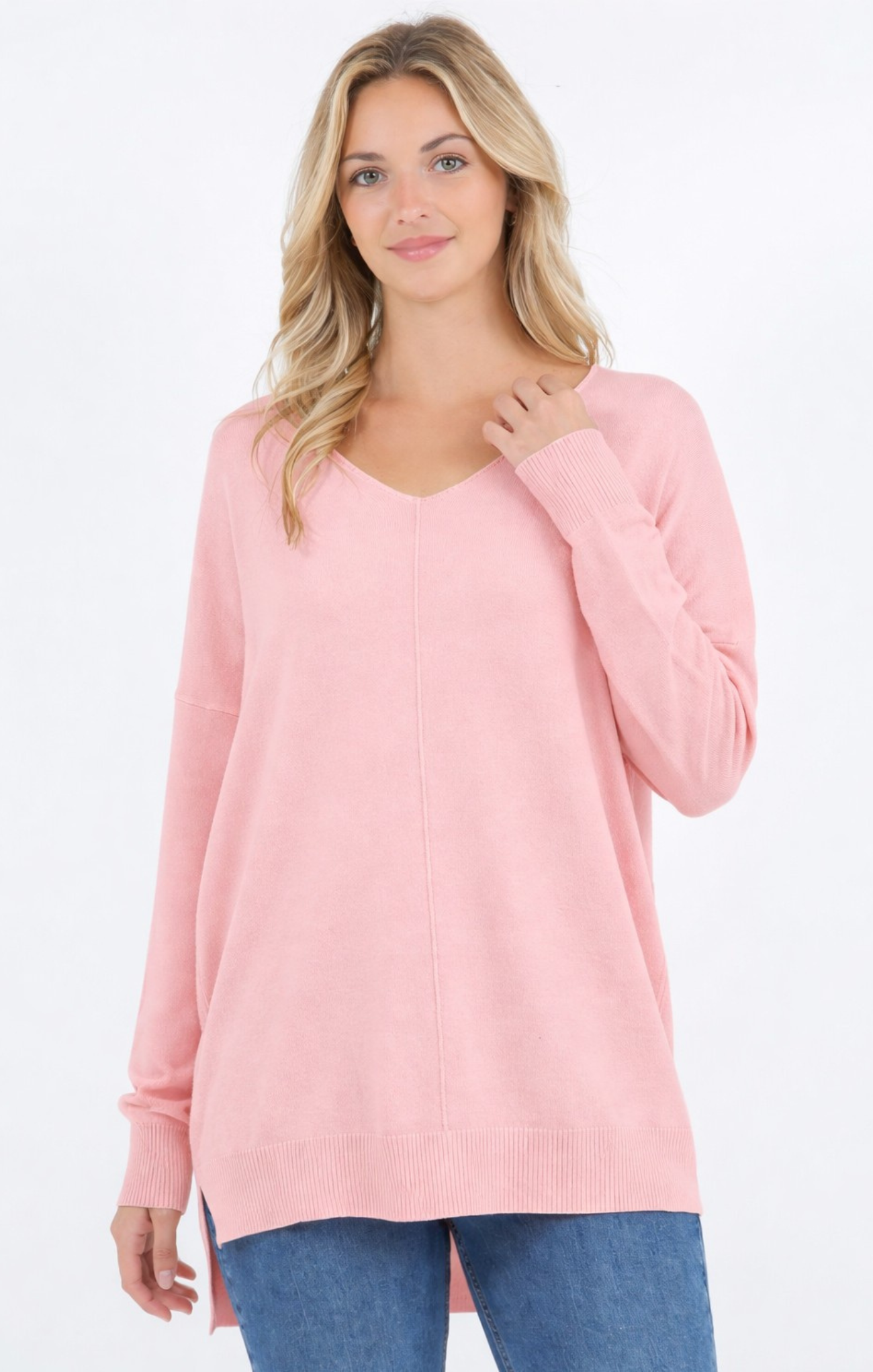 shop-at-grace-dreamers-v-neck-sweater-carnation-front