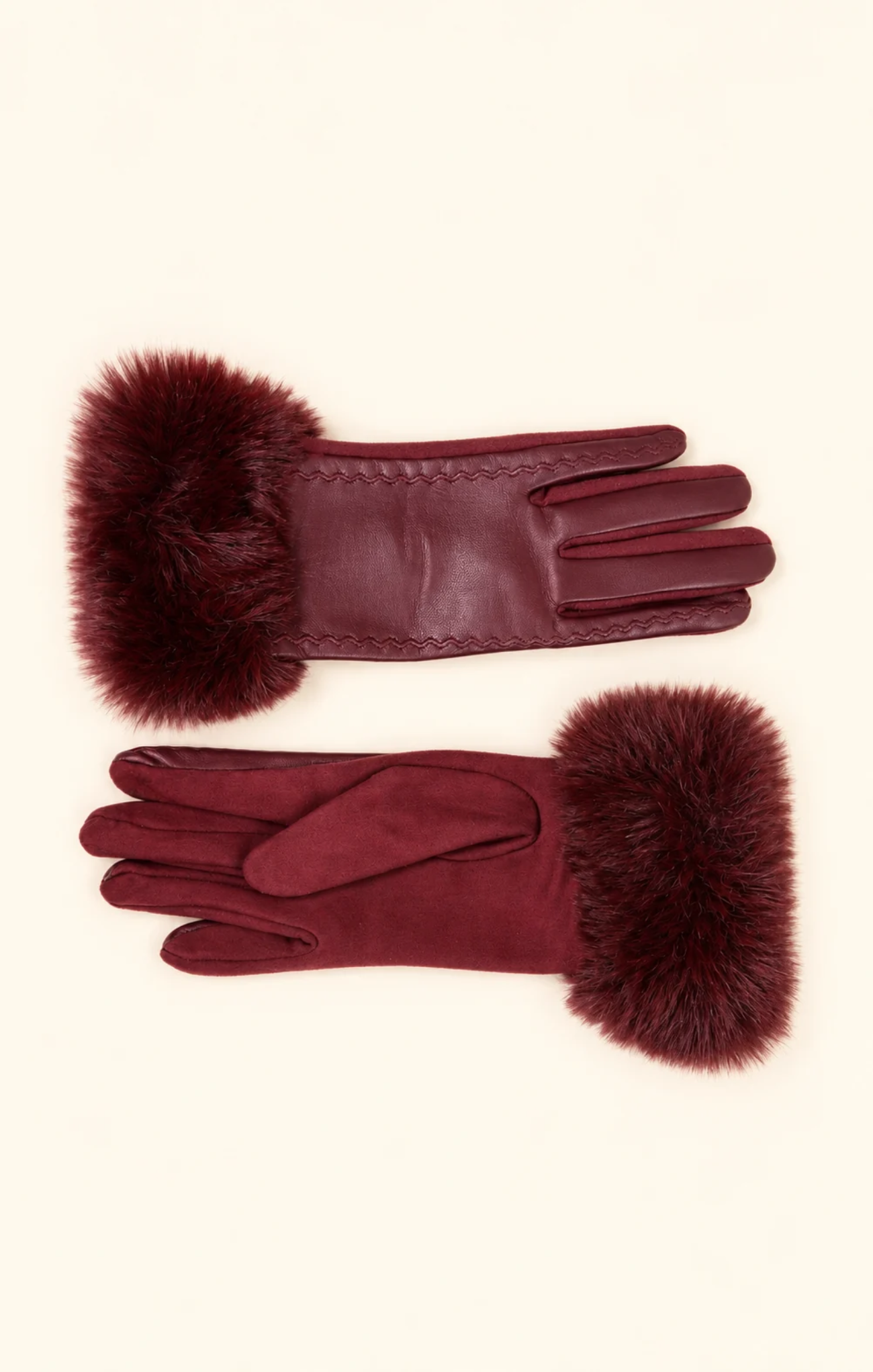 Elowen Faux Fur Cuff Gloves