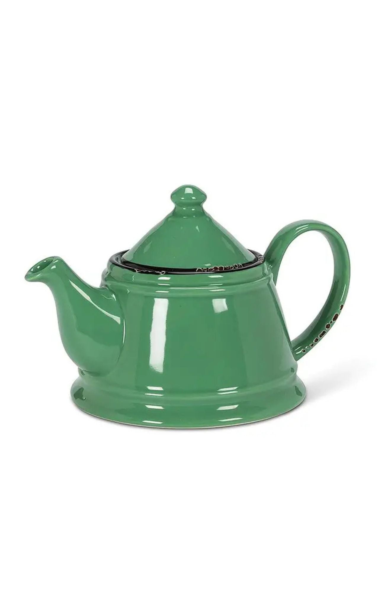 Enamel Look Teapot