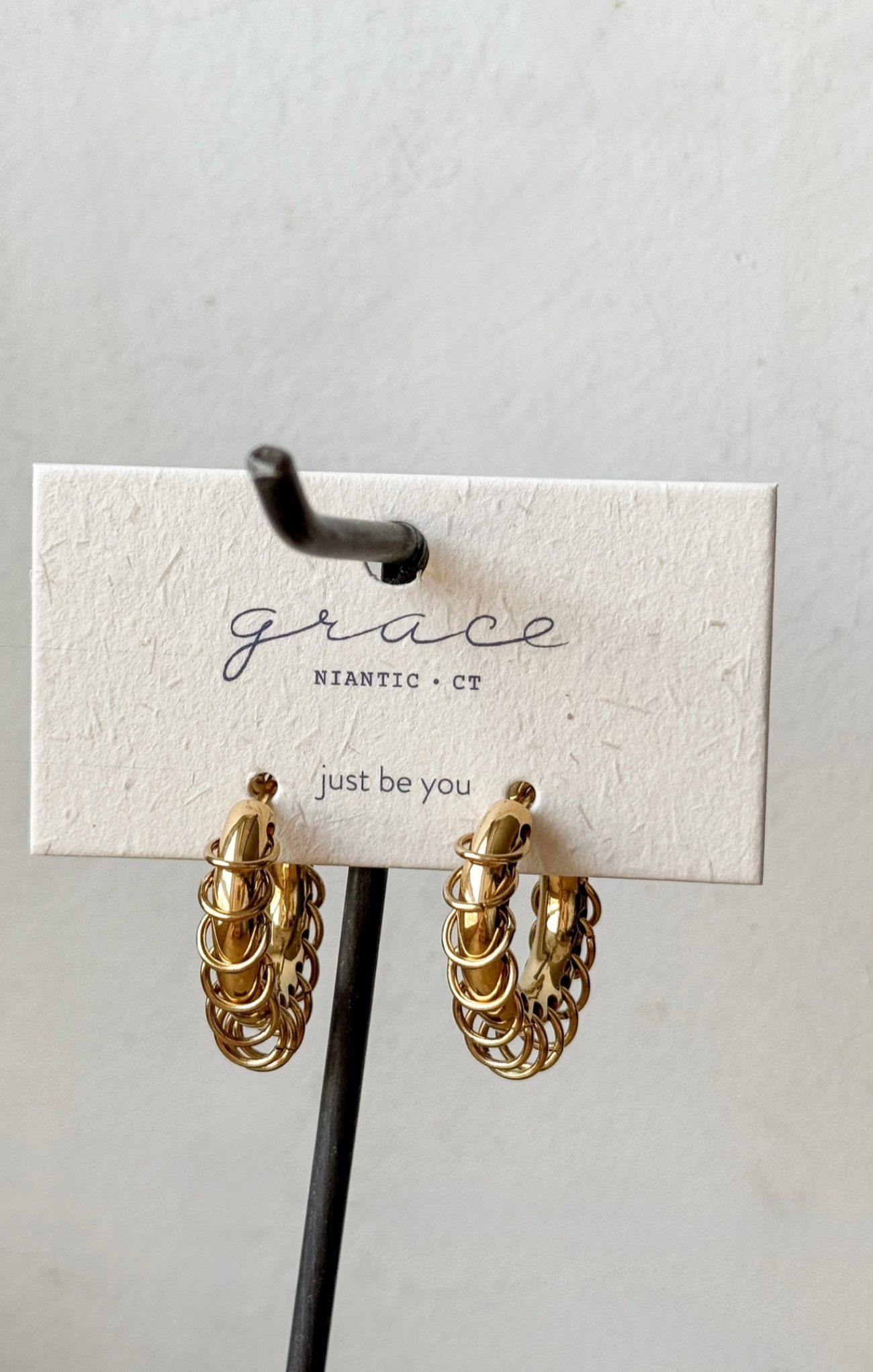 Estelle Coil Hoop Earrings