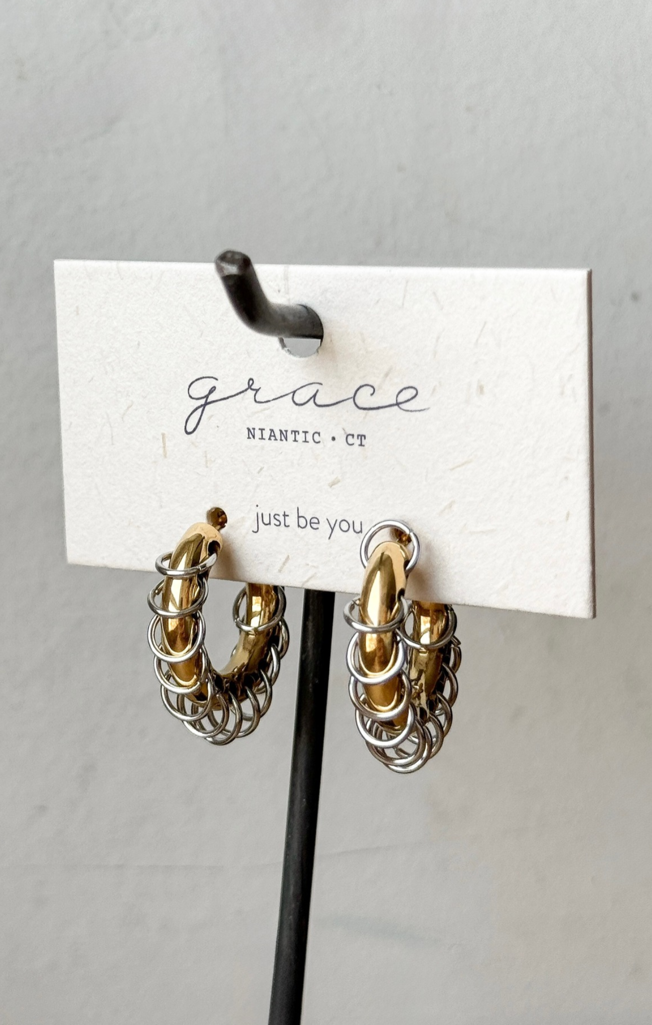 Estelle Coil Hoop Earrings