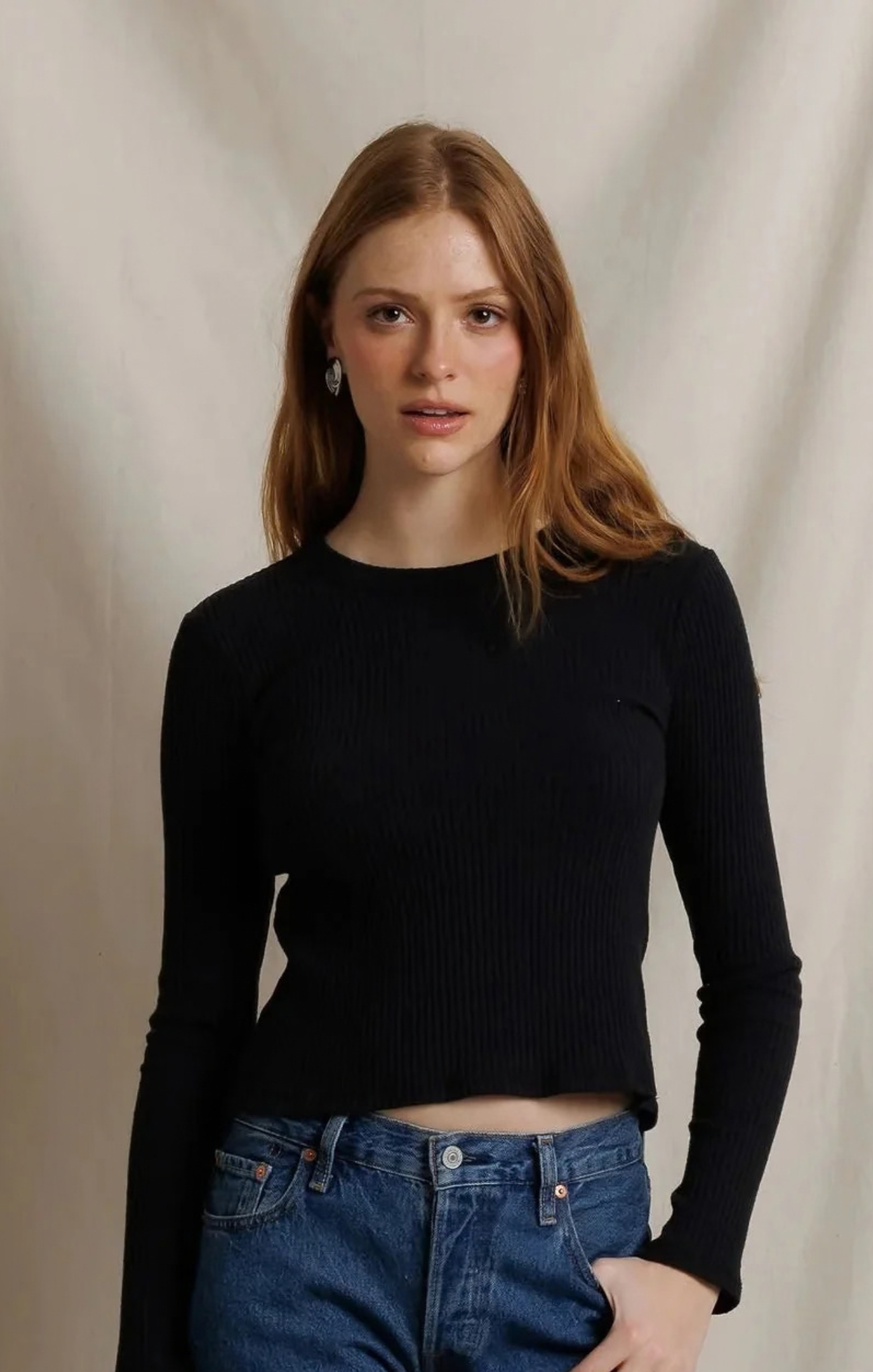 Flora Sweater Rib Top