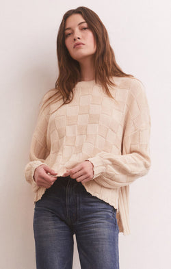 Foster Checker Sweater -  ShopatGrace.com