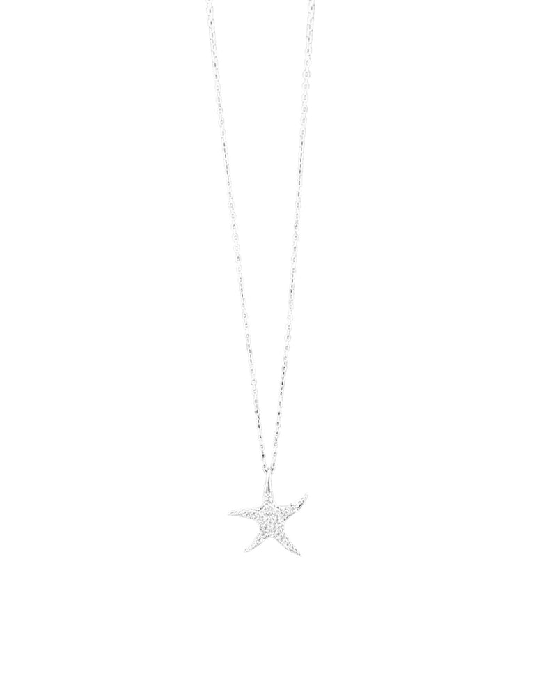 Full Crystal Starfish Necklace -  ShopatGrace.com