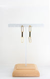 GEOMETRIC CLIP EARRINGS-gold,silver,clip earrings,dangle earrings