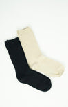 GRACE SIGNATURE TALL SOCKS 2 PACK-black beige,olive hunter,navy charcoal,tall socks,solid pattern