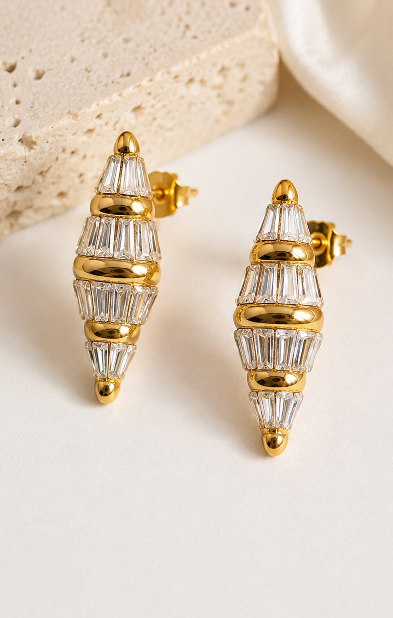 Greta Crystal Studs