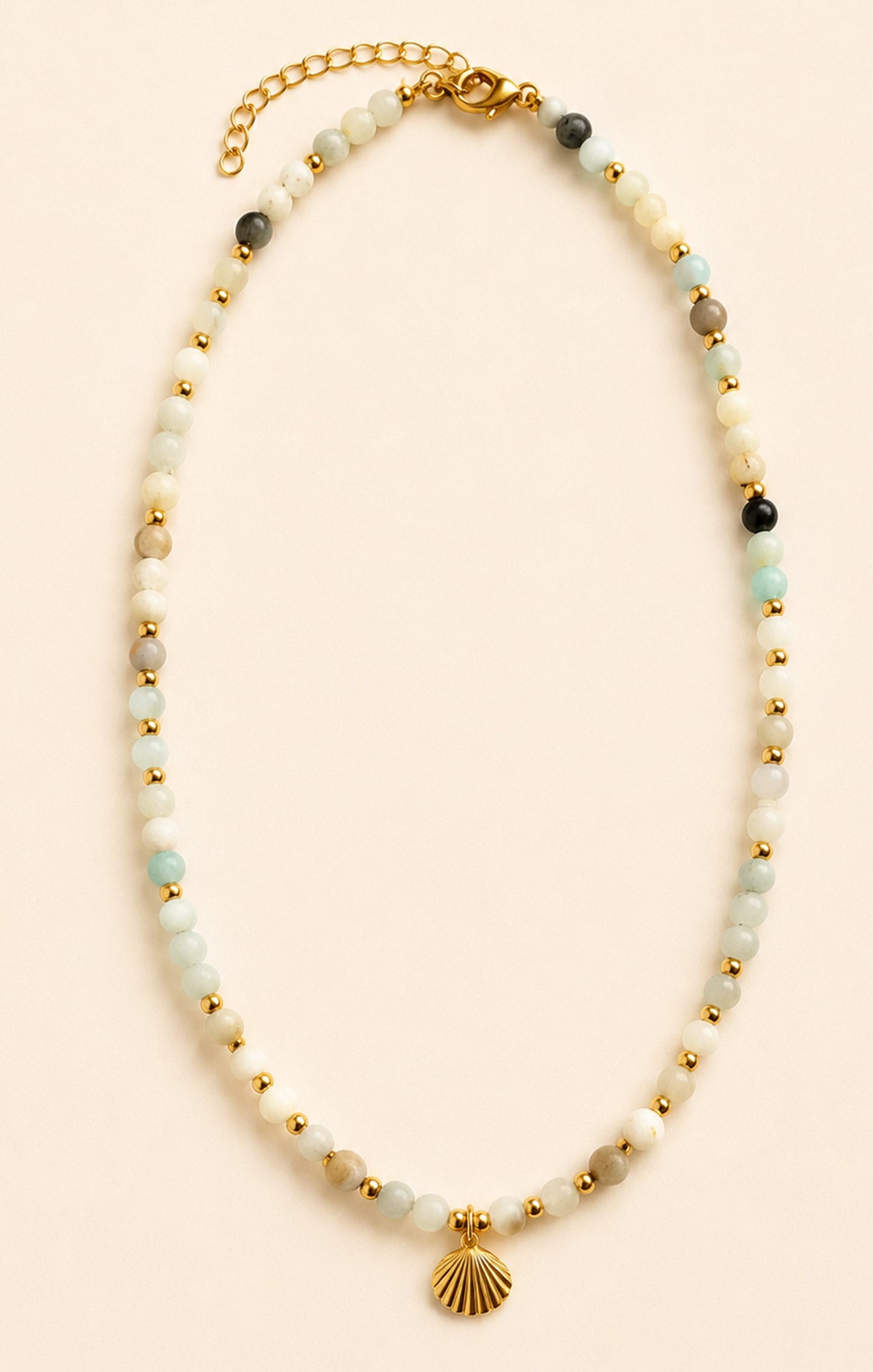 Hannah Beaded Shell Necklace