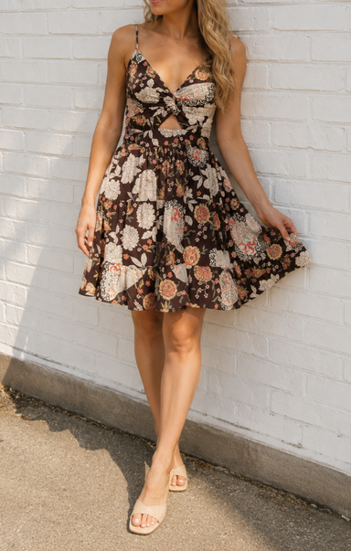 spring mini dresses Colysmo Homecoming Floral Dress Cute Short Graduation Summer Sundress Embrace romantic cottage Trendy, Chic Women's Clothing Boutique