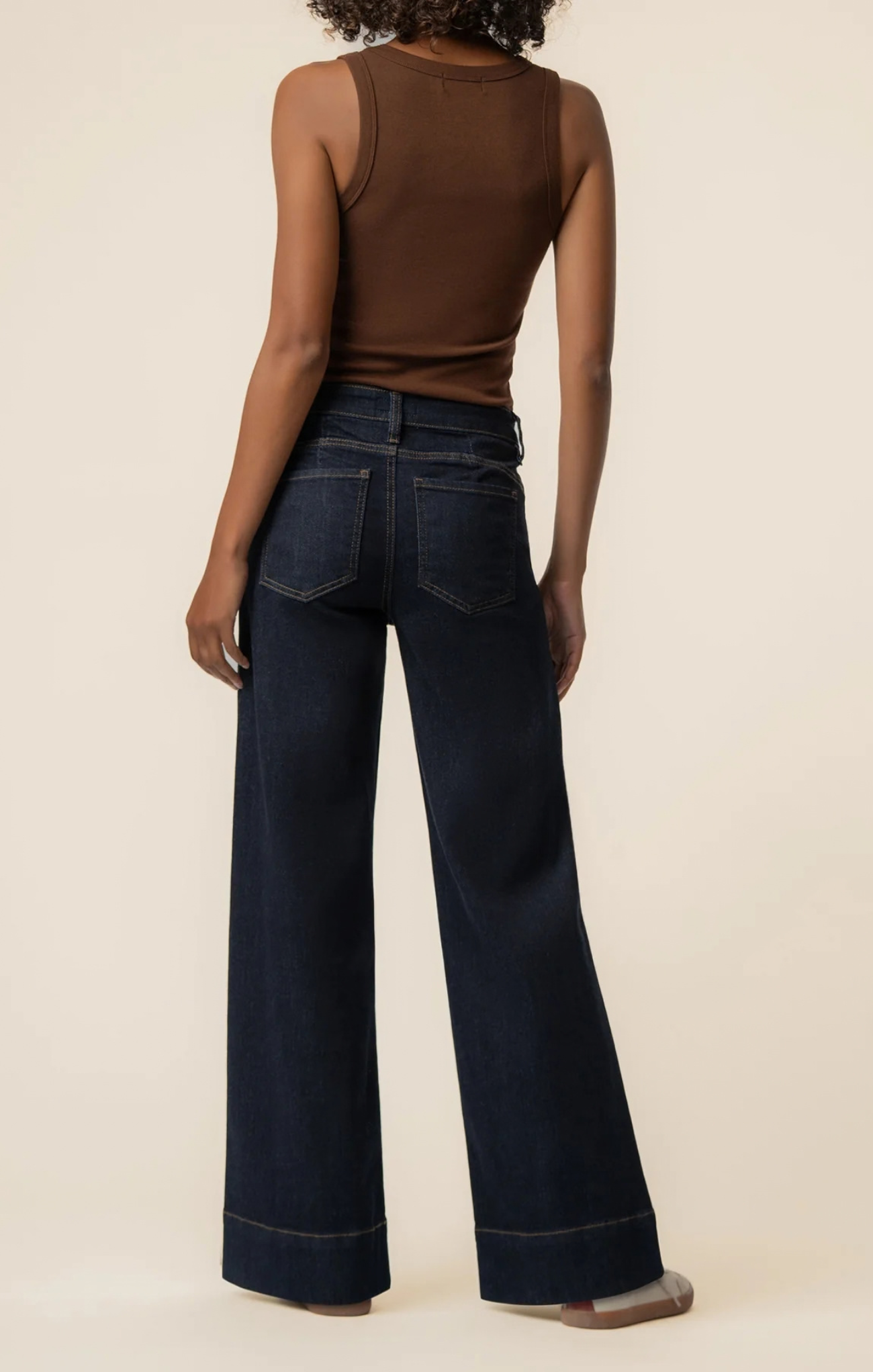 Maya High Rise Fab Ab Wide Leg