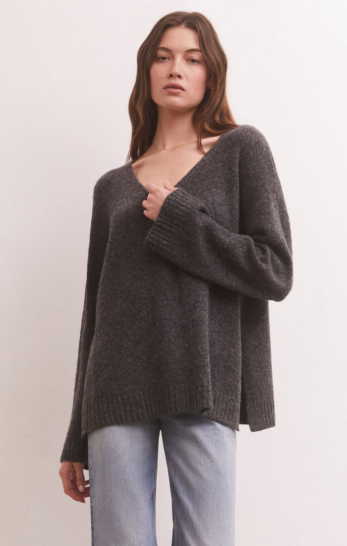 Modern Sweater - XS / CHARCOAL HEATHER ShopatGrace.com